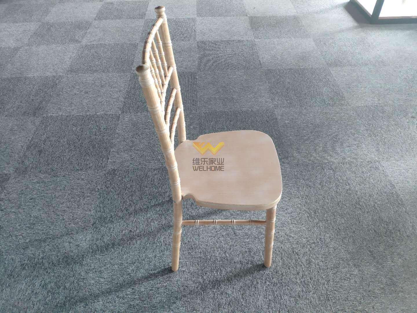 Solid wood limewash color chiavari camelot tiffany chairs